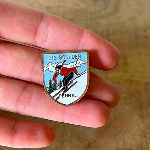 Vintage ski big boulder Colorado penna enamel pin